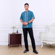 KEMEJA Nobby Elmara RSM Shirt Men's Shanghai Collarkoko with Monogram Nobby Polly Dobby Material