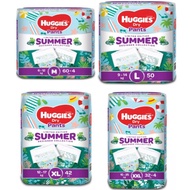 Huggies Dry Pants Limited Edition Summer M60+4 / L50 / XL42 / XXL32+4【Ready Stock】
