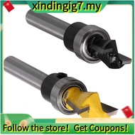 【】For Furniture Building Cabinet Dovetail Joint 2Pcs 1/4 Inch Shank Router-Parts with Bearing Guide 