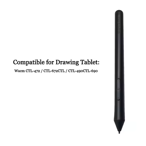 Digital Pen 2K LP-190-0K / KP-504 / KP-501E / LP-1100 /Pro Pen 3D KP-505 for Wacom Intuos, Cintiq, M