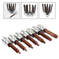 [HOT] 1/2 Torx Star Bit Socket 100L for Torque Spanner Ratchet Socket Wrench T20-T55