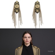 Crazy Elaborate Fringe Epaulet Shoulder Board Costume Shoulder Badge Decors