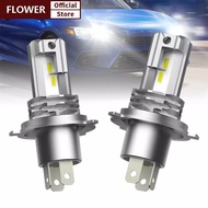 FOF 2Pcs H4 9003 LED Hi/Lo Headlight for     - Motorcycle H4 Headlamp FOO