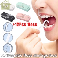 Portable Floss Dispenser with 12 Flosses Dental Floss Case Reusable Travel Floss Case Dispenser SHOP