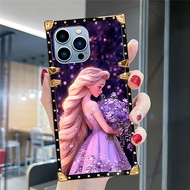 Casing Vivo V60 Lite 5G V50 V40 V30 V30e V29 V29e V27 V27e V25 V23 V23e V21 V20 Princess Rapunzel Pu