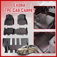 Exora Car MAGIC MAT 5D TPE Carpet Car Mat Karpet Kereta