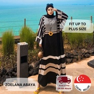 [SG SELLER] ★Mishkah Apparels★ ZEOLANA Abaya - Queen Silk Modest Apparels Jubah kaftan fit up to PLUS SIZE