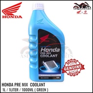 100% ORIGINAL THAILAND HONDA COOLANT (GREEN) PRE-MIX COOLANT 1L HONDA PRE MIX MOTORCYCLE COOLANT 1L 