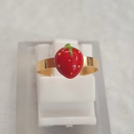 cincin anak strawberry emas 70% 700 70 %