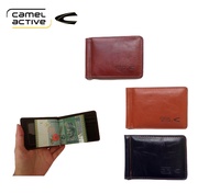Camel active Leather Money Clip Slim Card Holder