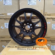 [4PCS]New Sport Rim 16inch Promax Wheels🇹🇭MF10 16X7JJ ET33 4H100 BR-DARK