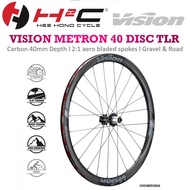 Vision Metron 55 &amp; 40 (Garvel)  SL Disc Carbon Road Wheelset Shimano &amp; XDR