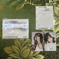 OFFICIAL LE SSERAFIM HOT WEVERSE ALBUM VERSION A WHITE SEALED WITH POB KAZUHA EUNCHAE