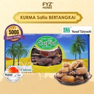 Yusuf Taiyoob KURMA SAFIA Bertangkai Kurma Bertangkai Tunisia Deglet Nour Dates 500G