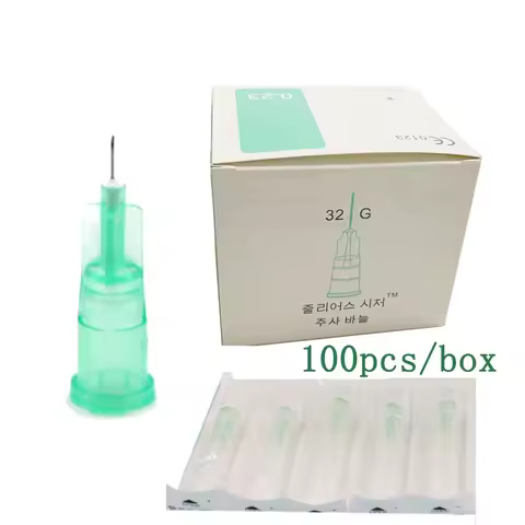 32G needle Piercing Transparent Syringe Injection glue Clear Tip Cap For Pharmaceutical injection ne