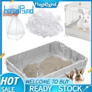 50 Pcs Disposable Cage Liners, Clear Plastic  Cage Liner Bag, Universal Toilet Film for Bunny& Hamst