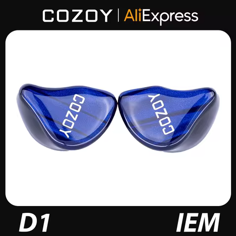 COZOY D1 IEM 10mm Graphene Diaphragm Dual Magnetic Circuit Dual Cavity Dynamic Wired In-Ear Earphone