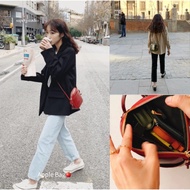 [Korean Retro]🍎 Korean Retro Apple Bag Apple Bag Diagonal Bag Strap Adjustment Length 98doci 00