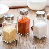 Glass Spice Bottle Sow Pepper Salt Chili Seasoning Container For Spicy Spice Jar Bottles