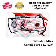 Daihatsu Mira / Kancil Turbo L7 12V Head Top Set Gasket (Carbon Graphite / Metal Steel)