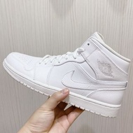 SZ:US11.5 NIKE AIR JORDAN 1 MID TRIPPLE WHITE 全白