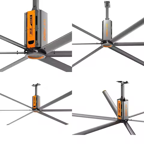 24ft Industrial Ceiling Fan Big Ass Fan for Factory and Warehouse Innovative HVLS Fans