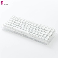 Keycool KC84 Pro Transparent White RGB Hotswap Mechanical Keyboard