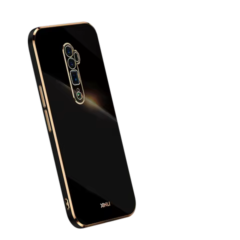 For Oppo Reno 10x Zoom Case Reno 10x Cover Luxury square plating shockproof soft TPU silicone fundas