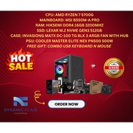 AMD RYZEN PROCESSOR OFFICE , HOME CUSTOM BUILD PC DESKTOP GAMING CASING WITH 3 ARGB FAN