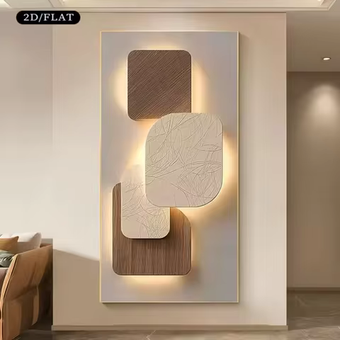 2D Flat, 2D Flat, [2D Flat] 1pc 31.49 Inches 62.99 Inches/80 X 160 Cm Unframed Modern Canvas Home Wa
