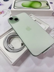 🧡西門町優質機店家🧡💜店內出清庫存💜大容量🔋100%🍎 Apple iPhone 15 Plus512GB綠色🍎蘋果保固