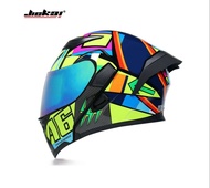 JIEKAI 902 Flip up Helmet Modular Motorcycle Helmet Double Lens Built-in Sun Visor Racing Full Face Helmet