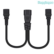 RR IEC C14 To 2xC15 Extension Power Short Cord Single IEC 320 C14 Male to 2xC15 Female Adapters Cord