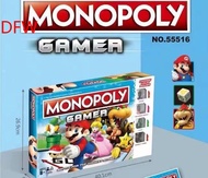 【DFW】® English Ame Chessboard Monopoly Game Chess Paper Money Dice Board Games Card Toy ❤