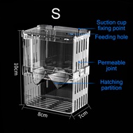 Breeding Box Ikan Cupang Guppy Aquarium Isolation Box Karantina Ikan Transparan Bening