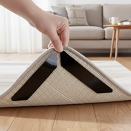 8/10pcs Carpet Floor Sticker, Home Carpet Anti-Slip Pad, Bathroom Accessories Grip Tape 0.98x5.12 In