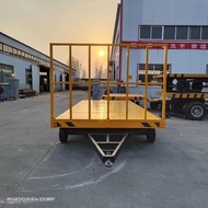 ST/🥦Mingyuan5Ton Fence Platform Trolley Flat Trailer Manufacturer Low Price Good Quality 0R93