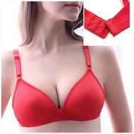 34B 36B 38B 40B 42B 44B B Cup Plus Size Non-wired Bra Thin Padded 大码薄款无钢圈内衣