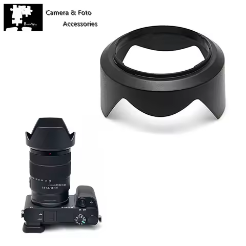 Bayonet Reversible Camera Lens Hood Shade ALC-SH153 For Sony E 18-135mm E-Mount SEL18135 A6700 A6600