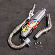 Racing exhaust DTM 150, DTM200, DMX R150, crf 150l, crf230, xr200,xr 150 muffler pipe klx 150 slg bf