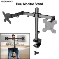 Meewoo Laptop Monitor MountFully AdjustableSingle Monitor Desk Mount Holds 32 inchLaptop Mount Stand