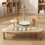 LAHOMIA Wooden Musical Activity StandPercussion Toy Educational Kids Percussion Set