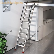 Stelescopic Ladder 10-14Step Foldable Ladder Household 250Cm-350Cm Aluminum Alloy Attic Stairs Indoo