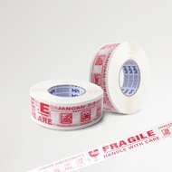 Fragile White Duct Tape Do Not Throw 48mmx300 Yard MPI Jumbo