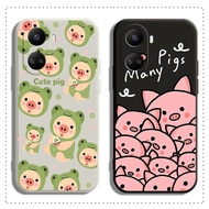 casing for Huawei Y9 Y9S Y7A Y7 Y6 Y6S Y6P PRO Prime 2018 2019 Cute Pig Matte Case Soft Cover