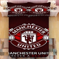 manchester united Fitted Bedsheet pillowcase 3D printed Bed set Single/Super single/queen/king beddings korean cotton