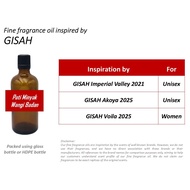 LIST G - GISSAH - INSPIRED - Pati Minyak Wangi Badan/ Fine Fragrance Oil/IMPERIAL VALLEY/AKOYA/VOILA