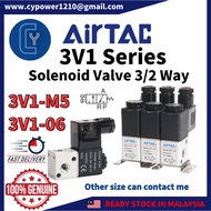 AirTAC 3V1 Series 3V1-M5 3V1-06 Solenoid Valve Pneumatic 3/2 Way Solenoid Valve