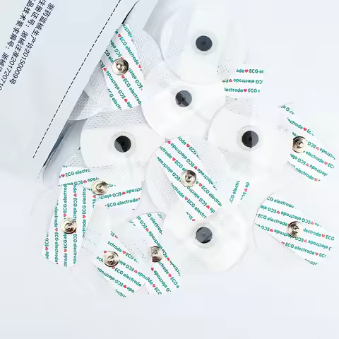 50-500pcs Medical Disposable ECG EKG Electrode Patch Non-Woven Buttons ECG Electrodes Pads Electroca