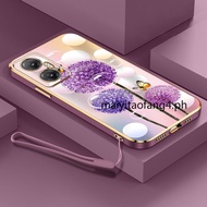 6D phone case for Infinix Hot 20 5G X666 X666B Silicone soft phone case cover casing Dandelion Flowe